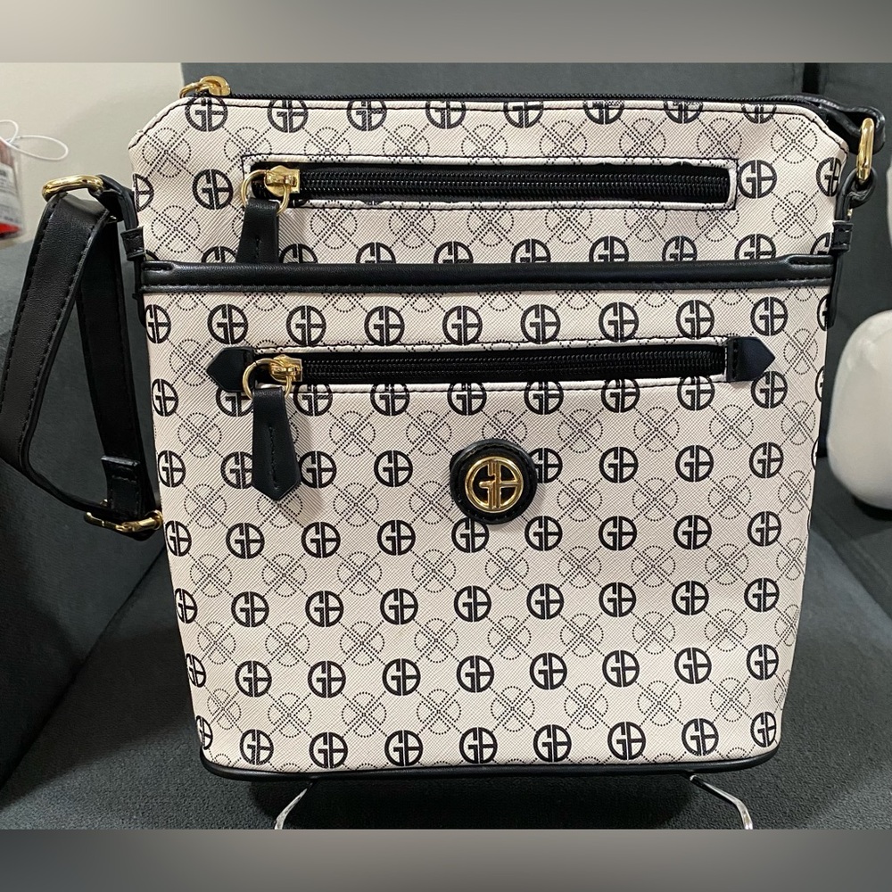 Giani Bernini Tonal Signature Crossbody - Picture 2 of 16